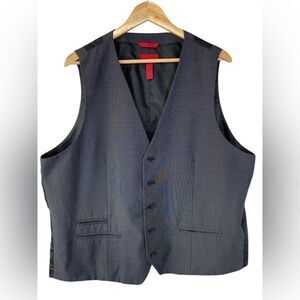 Alfani Slim Fit Men's Black Pin Striped Vest Size XXL